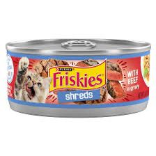 Friskies Shreds Beef in Gravy 156g