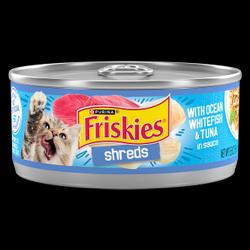 Friskies Shreds with ocean whirefish & tuna 156g