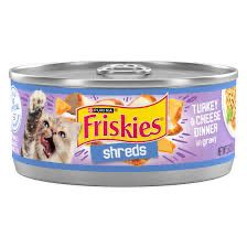 Friskies Shreds Turkey and Cheese Dinner 156g