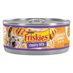 Friskies Meaty Bits Chicken Dinner in Gravy 156g