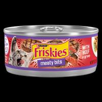 Friskies Meaty Bits with beef in Gravy 156g