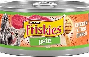 Friskies Pate Chicken and Tuna Dinner 156g