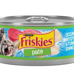 Friskies Pate 156g Whitefish&Tuna Dinner