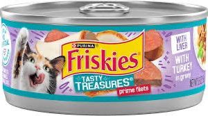 Friskies Tasty Treasure Liver and Turkey 156g