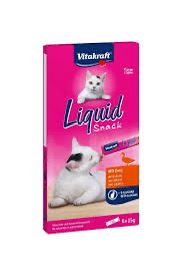 Vitakraft Cat Liquid Snack With Duck 6x15g