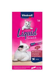 Vitakraft Cat Liquid Snack 6x15g Liver