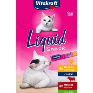 Vitakraft Liquid Snack 16x15g Chicken and Beef