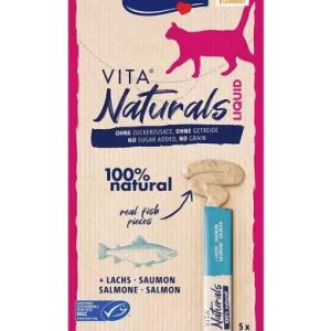 Vitakraft Naturals Liquid Snack Salmon x5