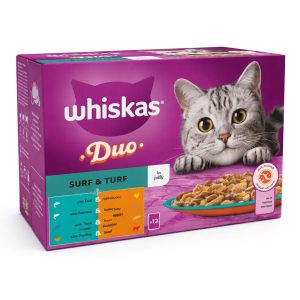 Whiskas Duo Surf and Turf in Jelly 12x85g