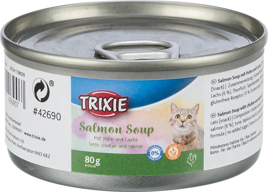 Trixie Salmon Soup Cans For Cats