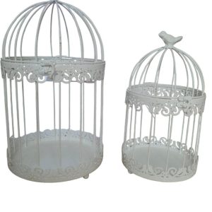 Decoration White Cages S&B