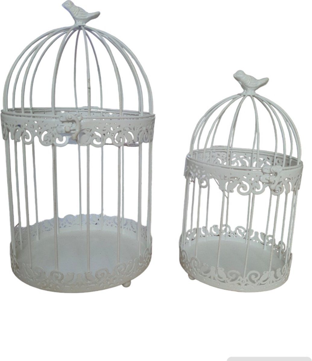 Decoration White Cages S&B
