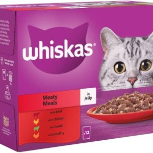 Whiskas Meaty Meals in Jelly 12x85g
