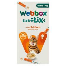 Webbox Liquid Snack with Chicken 5 Sachets