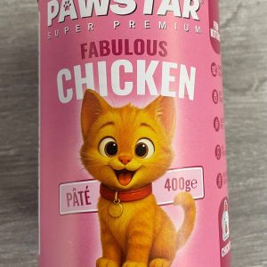PawStar Pate Chicken Kitten 400g