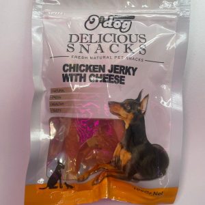 O Dog Chicken Rawhide with Cheese Stick