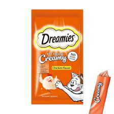 Dreamies Creamy Pet Snack Chicken flavor