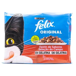 Purina Felix Original Chicken and Beef 4x85g