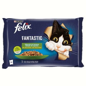 Purina Felix Fantastic Vegetable Selection 4x85g