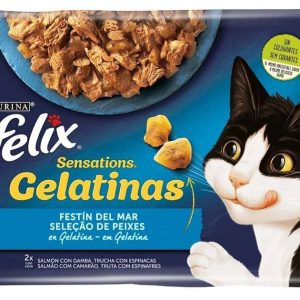 Purina Felix Sensation Fish Selection 4x85g