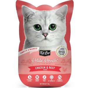 Kit Cat Chicken&Beef Pouch 70g