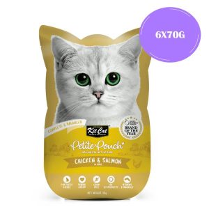 Kit Cat Chicken&Salmon Pouch 70g