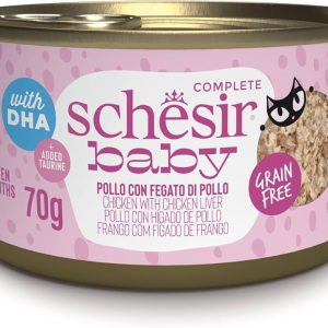 Schesir kitten Chicken&Liver Fillet in broth 70g