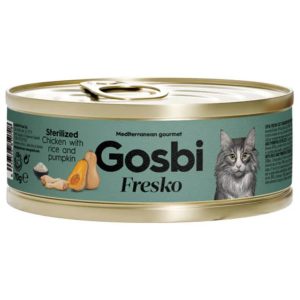 Gosbi Fresko Sterilised Chicken Rice&Pumpkin 70g