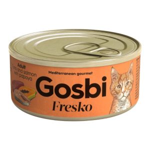 Gosbi Fresko Tuna with Salmon and Papaya 70g
