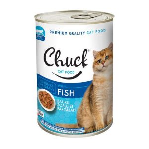 Chuck Cat Food with Fish Gravy