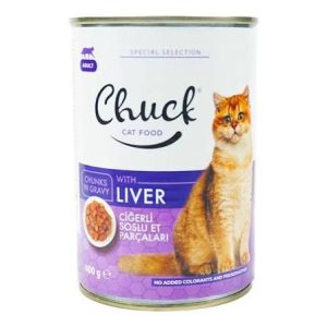 Chuck Cat Food with Liver Gravy