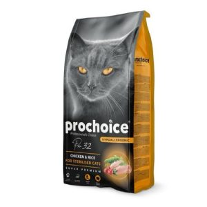 Prochoice Dry Food Sterilised Cat Chicken&Rice 2kg