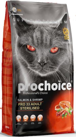 Prochoice Sterilised Cat Salmon&Shrimp 15Kg