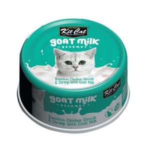 Kit Cat Goat Milk Chicken Shreds and Shrimps 70g
