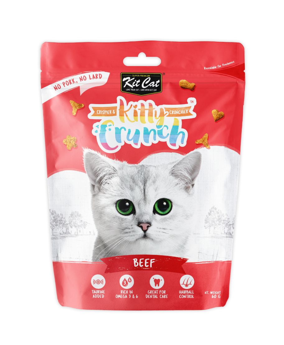 Kit Cat kitty Crunch Beef 60g