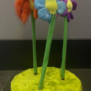 Cat toy three flowers