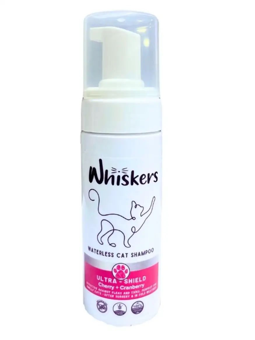 Whiskers Foam Shampoo Cat Cherry+Cranberry