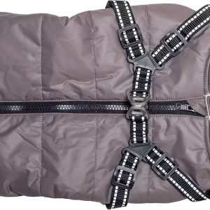 Coat With Harness Nick Grey XL