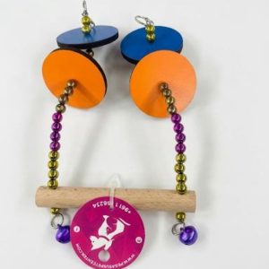 Bird Swing With Wood Plates