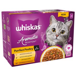 Whiskas Purrfect Poultry in Gravy 12x85g