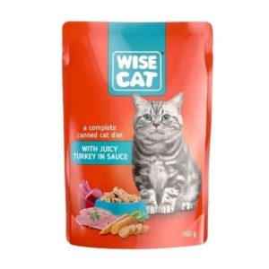 White Cat With Juicy Turkey in Sauce 100g
