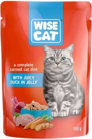 White Cat With Juicy Duck in Jelly 100g