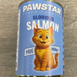 PawStar Pate Salmon Adult Cats 400g
