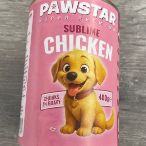 PawStar Dog Food Chicken Puppy 400g