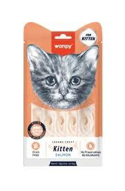 Wanpy Creamy Treat Kitten Salmon 5x14g
