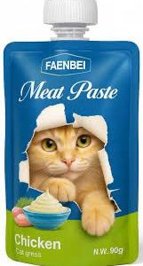 FAENBEI Meat Paste Chicken Cat Grass 90g