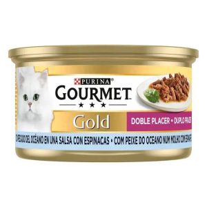 Purina Gourmet Gold Sherded Fish with Spinach 85g