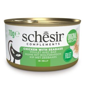Schesir Chicken with Seabass Fillet in jelly 70g
