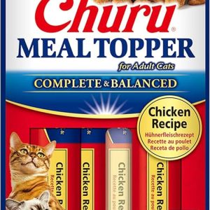 INABA Cat Meal Topper with Chickenx4