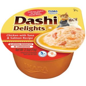 Inaba Dashi Delights Chicken With Tuna&Salmon70g